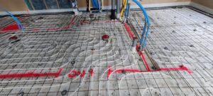 Uudiskohteen lattialämmitys